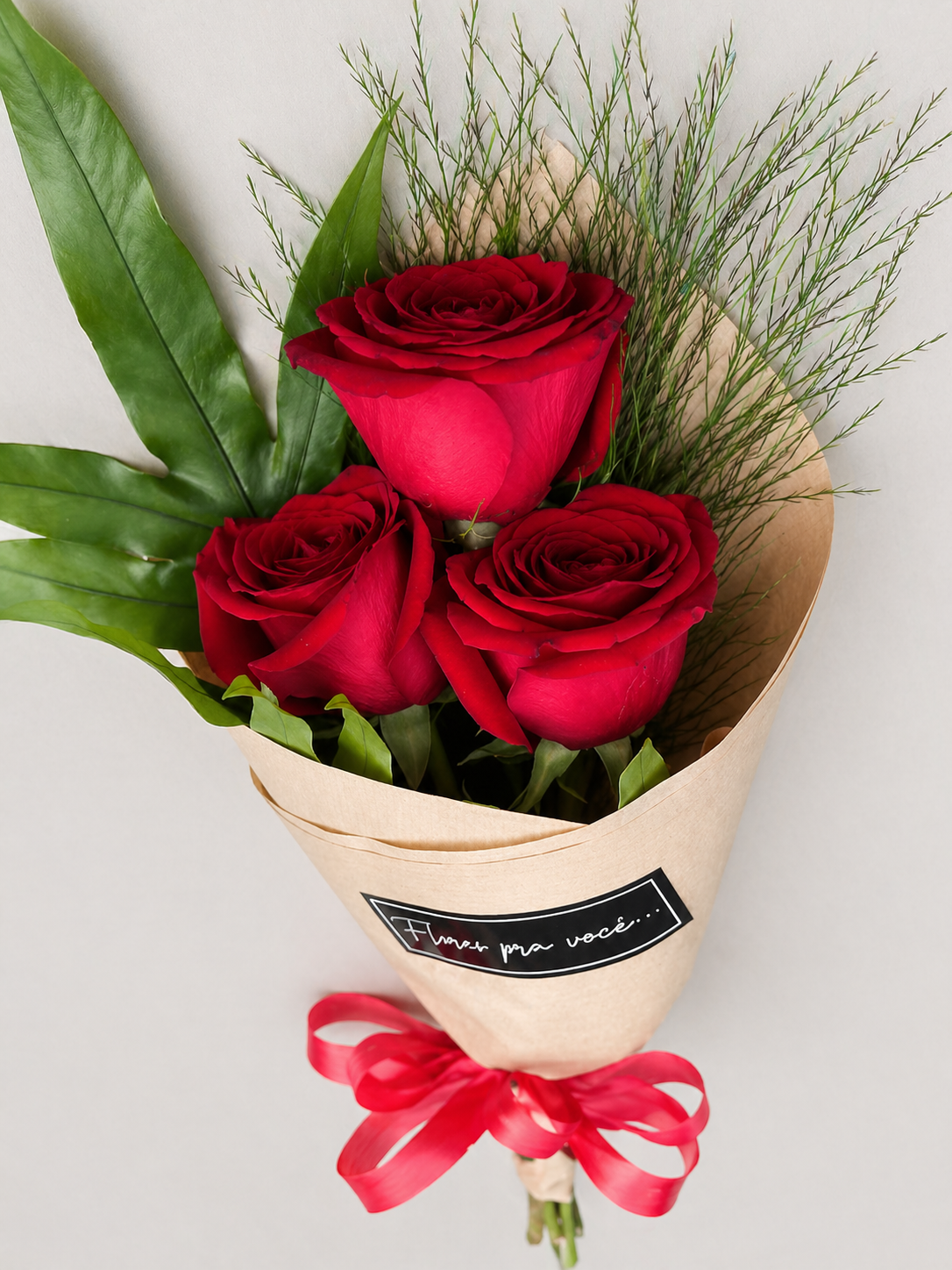 Buquê Essencial - 3 Rosas