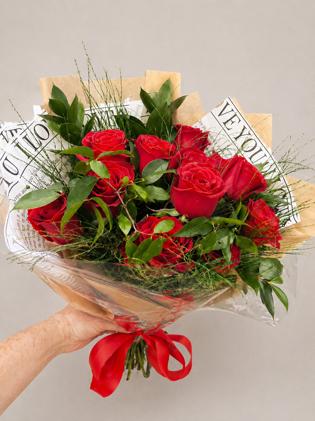 Buquê Perfeição – 12 Rosas